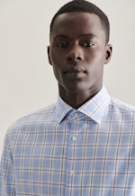 Slim Business Hemd Karo in Hellblau |  Seidensticker Onlineshop