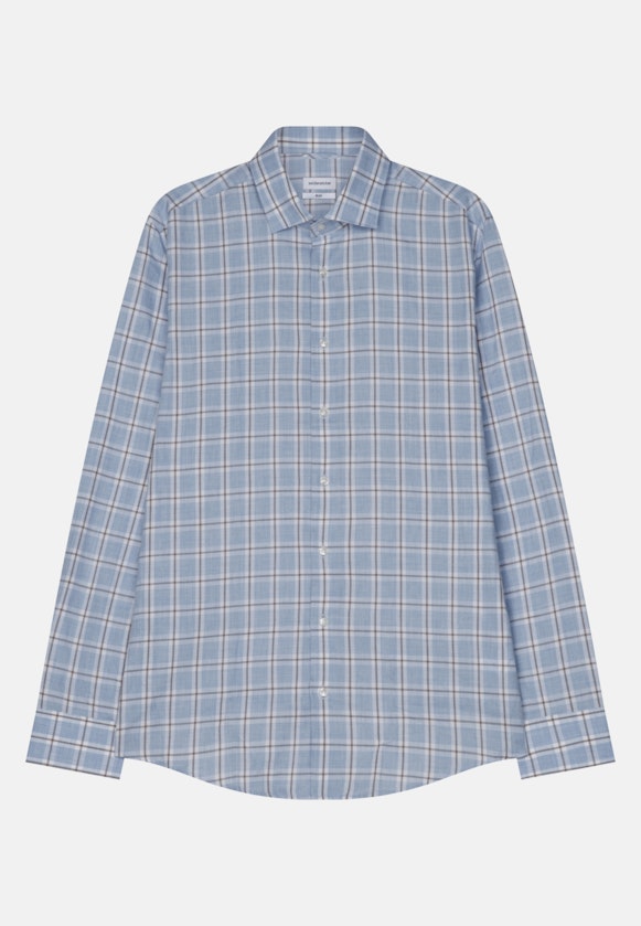 Slim Business Hemd Karo in Hellblau |  Seidensticker Onlineshop