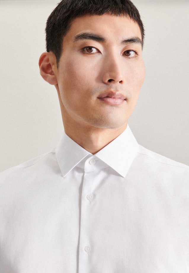 Slim Business Hemd Uni in Weiß |  Seidensticker Onlineshop