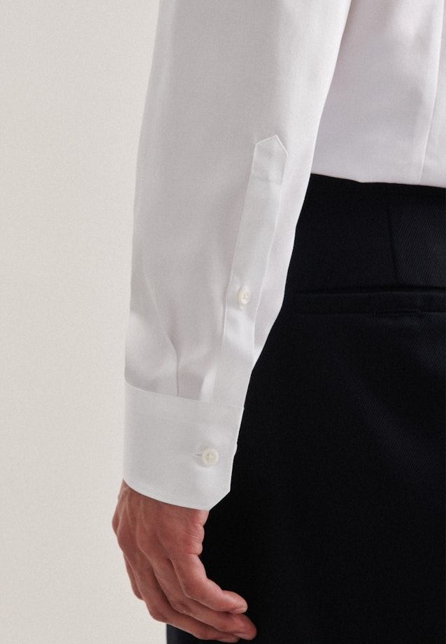 Slim Business Hemd Uni in Weiß |  Seidensticker Onlineshop