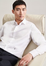 Slim Business Hemd Uni in Weiß |  Seidensticker Onlineshop