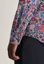 Slim Business Hemd Druck in Grau |  Seidensticker Onlineshop