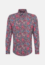 Slim Business Hemd Druck in Grau |  Seidensticker Onlineshop