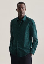 Casual Shirt in Regular with Kent-Collar in Green |  Seidensticker Onlineshop