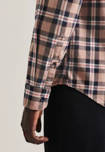 Regular Casual Hemd Karo in Braun |  Seidensticker Onlineshop