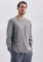 Regular Pyjamas Uni in Grey |  Seidensticker Onlineshop