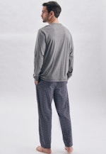 Regular Pyjamas Uni in Grey |  Seidensticker Onlineshop
