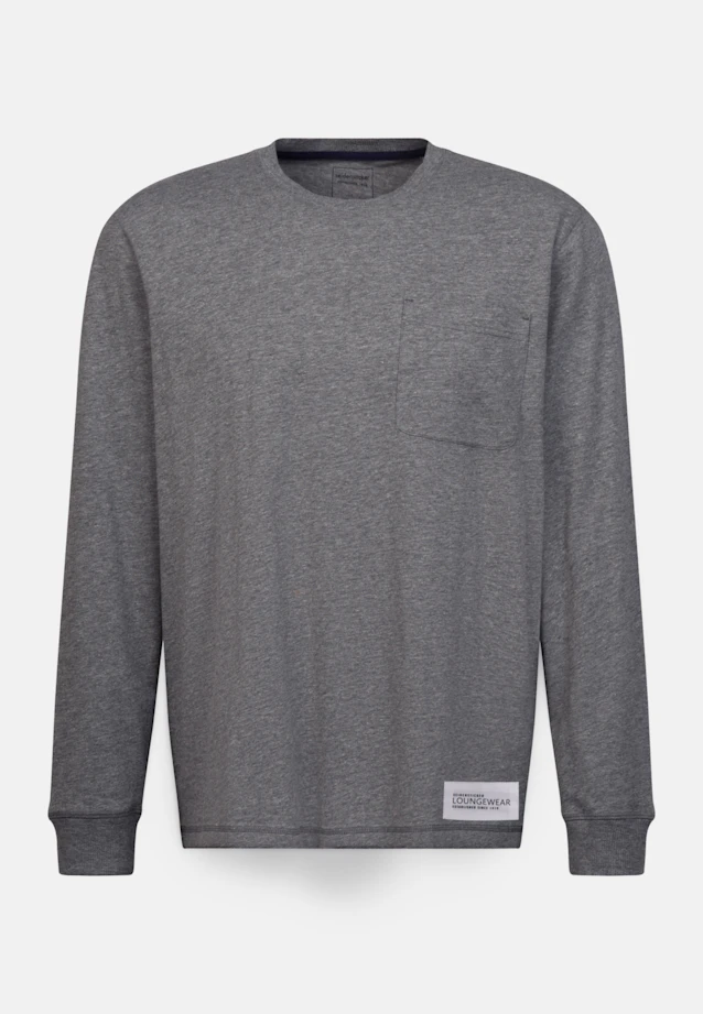 Regular Pyjama Uni in Grau |  Seidensticker Onlineshop