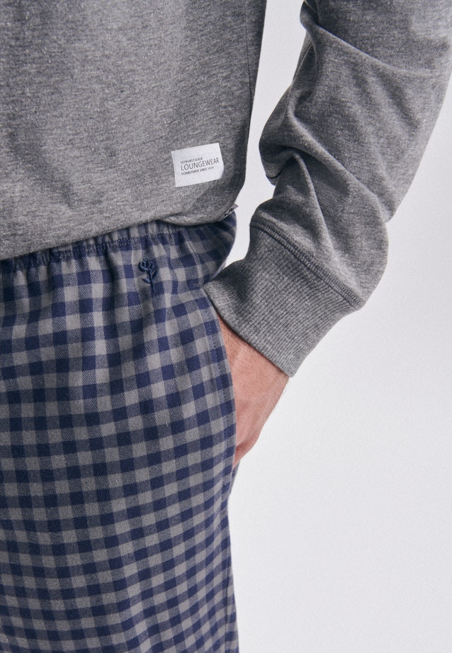 Regular Pyjamas Uni in Grey |  Seidensticker Onlineshop