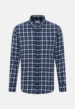 Regular Casual Hemd Karo in Dunkelblau |  Seidensticker Onlineshop