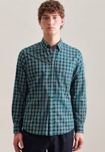 Regular Casual Hemd Karo in Grün |  Seidensticker Onlineshop