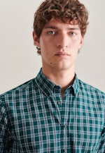 Regular Casual Hemd Karo in Grün |  Seidensticker Onlineshop
