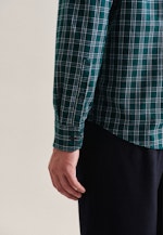 Regular Casual Hemd Karo in Grün |  Seidensticker Onlineshop