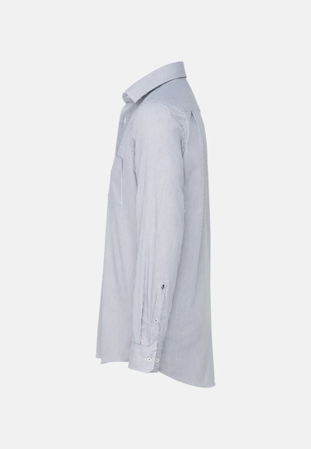 Regular Chemise d'affaires rayures in Bleu Foncé |  Seidensticker Onlineshop