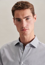 Regular Business Hemd Streifen in Dunkelblau |  Seidensticker Onlineshop