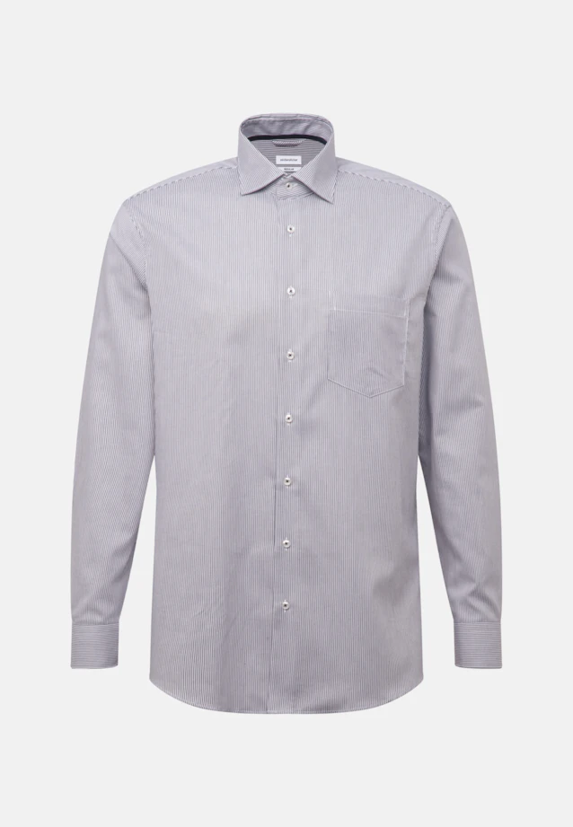 Regular Chemise d'affaires rayures in Bleu Foncé |  Seidensticker Onlineshop
