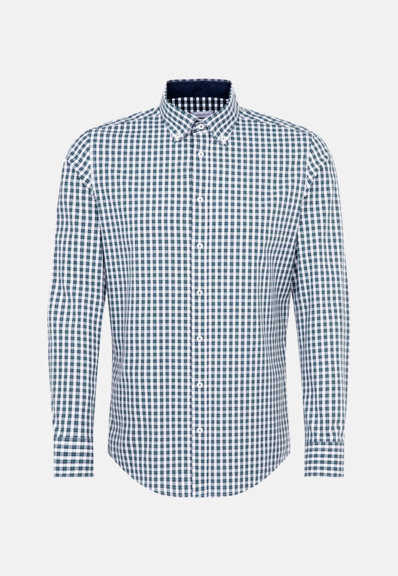Shaped Chemise d'affaires carreaux in Vert |  Seidensticker Onlineshop