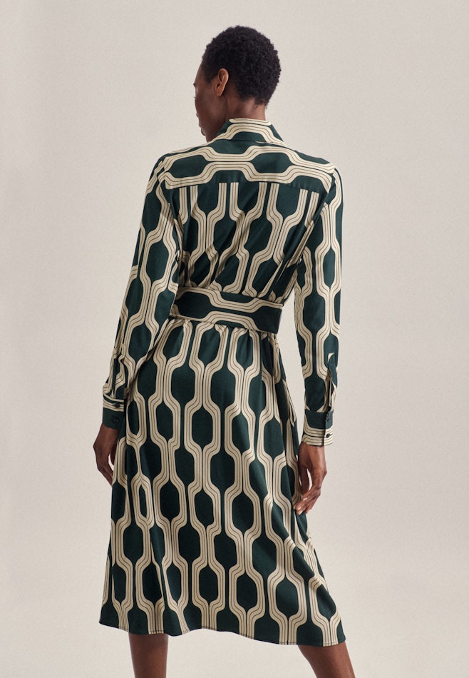 Kleid Druck in Grün | Seidensticker Onlineshop