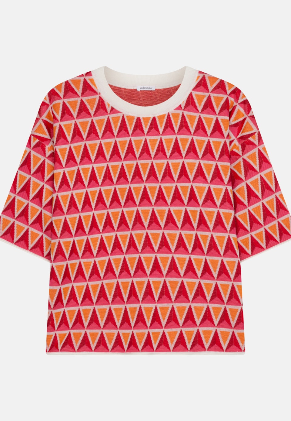 Rundhals Pullover Regular fit in Rosa/Pink |  Seidensticker Onlineshop