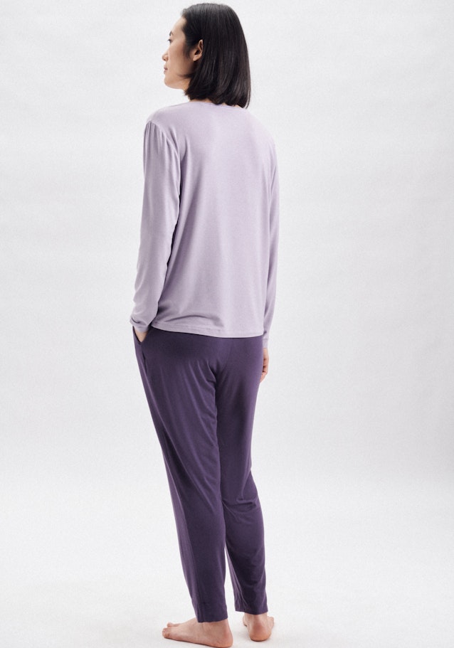 Regular Pyjamahose Uni in Lila | Seidensticker Onlineshop