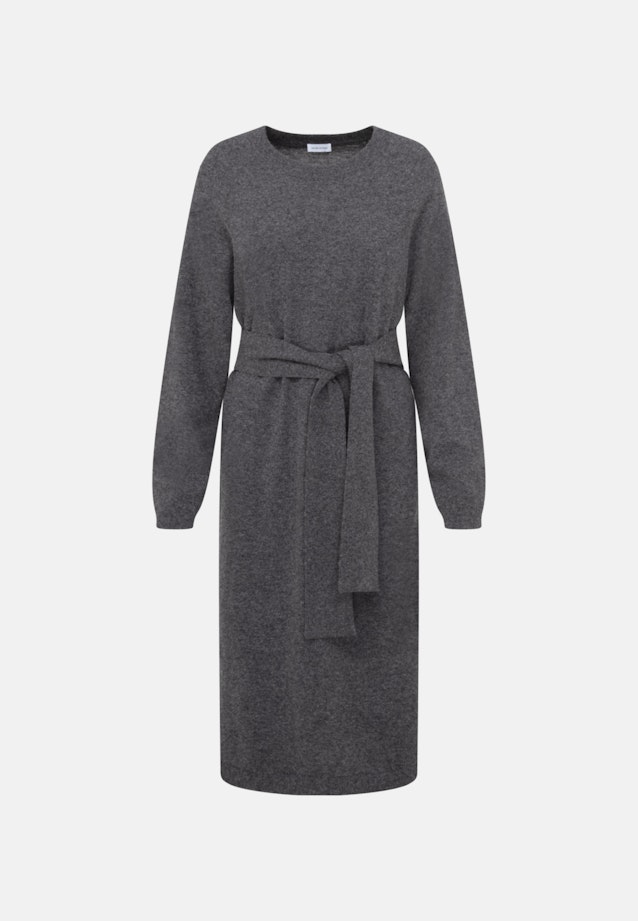 Rundhals Kleid Regular in Grau |  Seidensticker Onlineshop