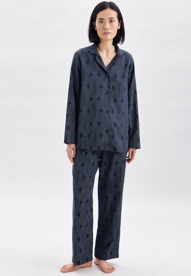 Pyjama in Black print |  Seidensticker Onlineshop