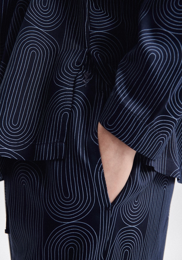 Pyjama aus 100% Modal in Dunkelblau |  Seidensticker Onlineshop