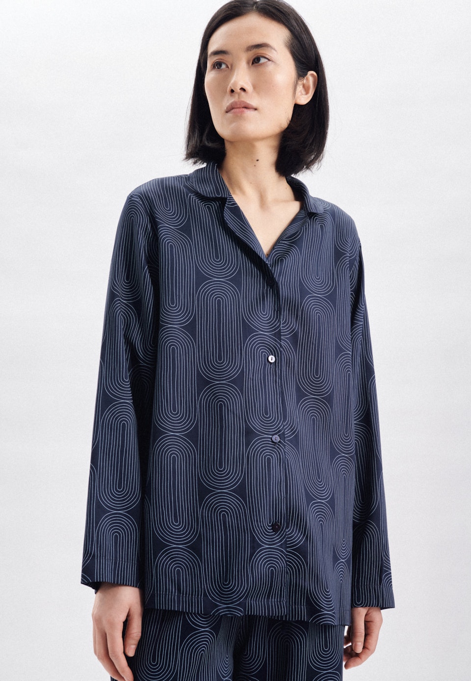 Pyjama aus 100% Modal in Black print |  Seidensticker Onlineshop