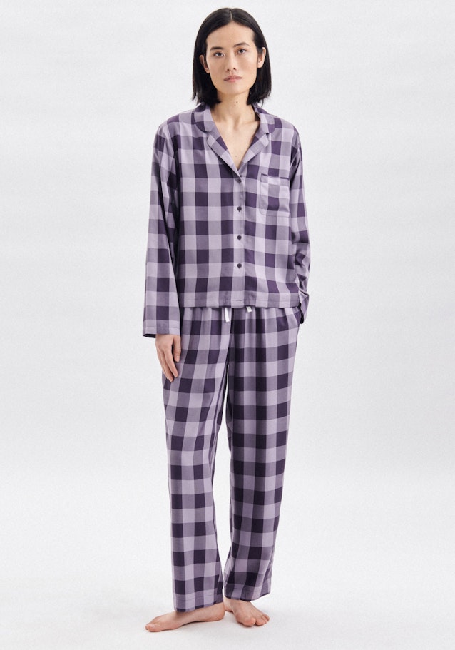 Pyjama in Lavender Check | Seidensticker Onlineshop