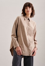 Blouse longue Flanelle in Marron |  Seidensticker Onlineshop