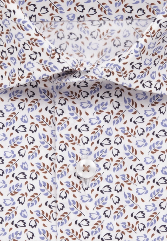 Regular Chemise d'affaires Imprimé in Marron |  Seidensticker Onlineshop