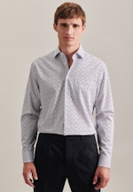 Regular Chemise d'affaires Imprimé in Marron |  Seidensticker Onlineshop