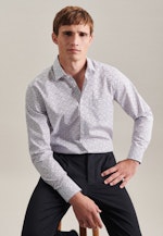 Regular Chemise d'affaires Imprimé in Marron |  Seidensticker Onlineshop