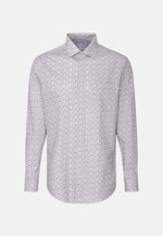 Regular Business Hemd Druck in Braun |  Seidensticker Onlineshop