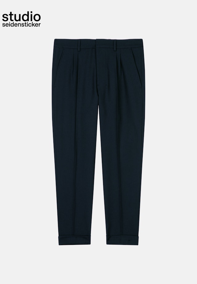 Pantalon Chino Regular Manche Longue in Bleu Foncé |  Seidensticker Onlineshop