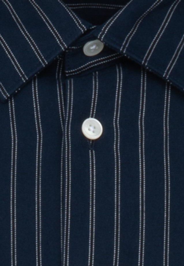 Regular Chemise décontractée rayures in Bleu Foncé |  Seidensticker Onlineshop