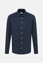 Regular Chemise décontractée rayures in Bleu Foncé |  Seidensticker Onlineshop
