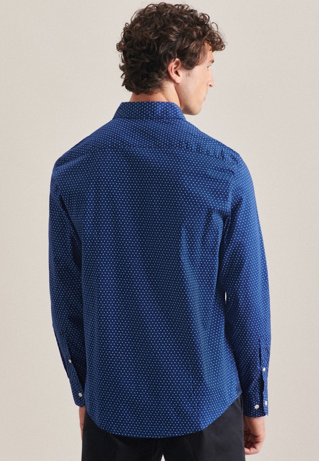 Casual Shirt in Medium Blue |  Seidensticker Onlineshop
