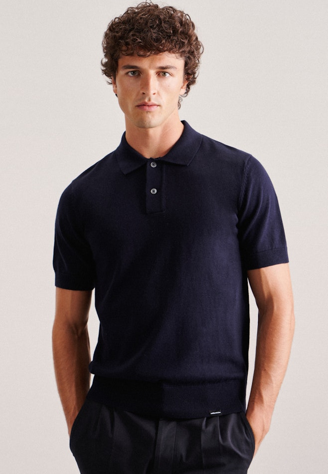 Collar Polo in Dark Blue | Seidensticker online shop