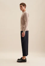 Round neck Pullover  , Uni in Beige |  Seidensticker Onlineshop