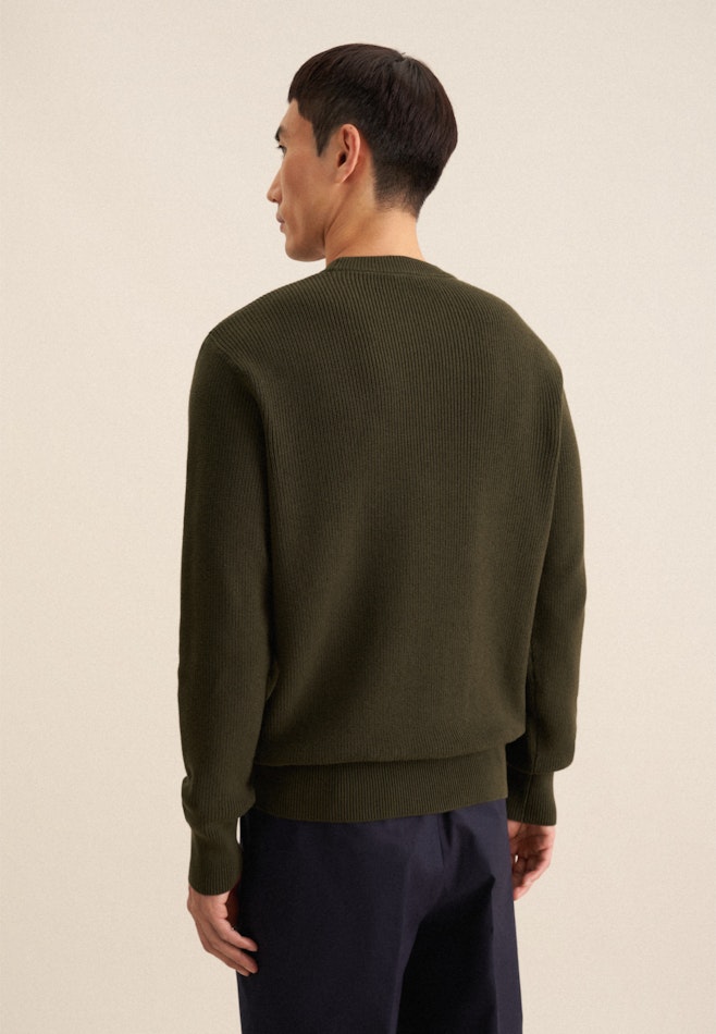 Pull-Over Regular Manche Longue dans Vert | Boutique en ligne Seidensticker