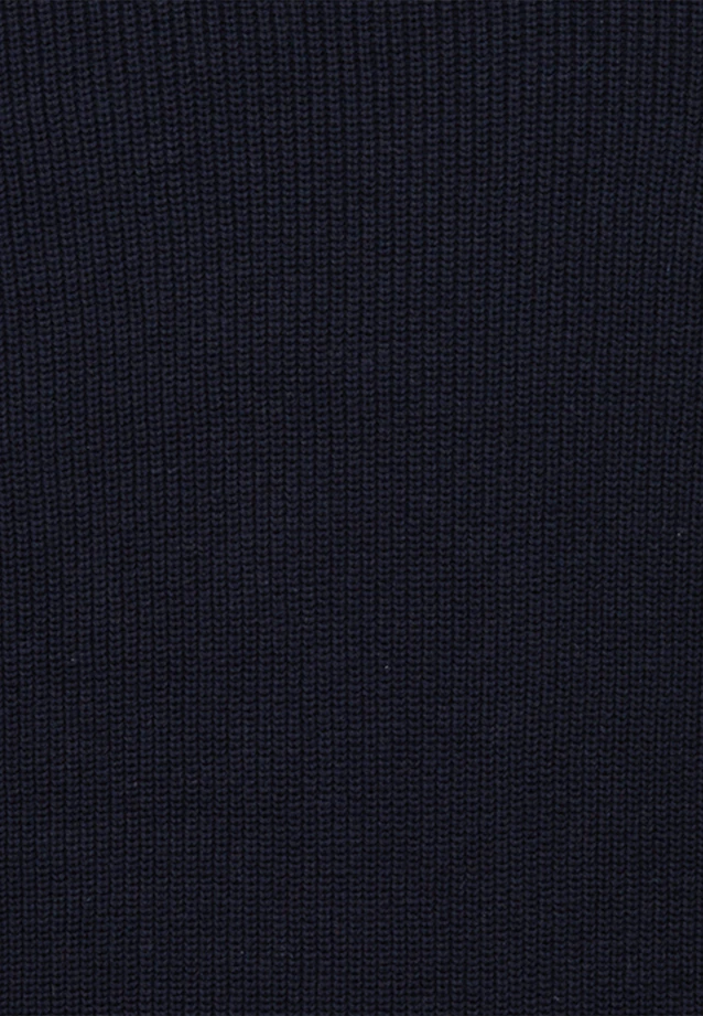 Round neck Pullover  , Uni in Dark Blue |  Seidensticker Onlineshop