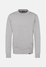 Rundhals Pullover Gerader Schnitt (Normal-Fit) in Grau |  Seidensticker Onlineshop