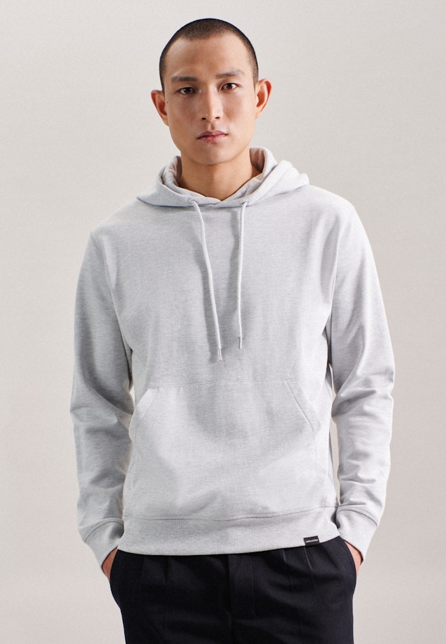 Hood Sweater in Grey |  Seidensticker Onlineshop