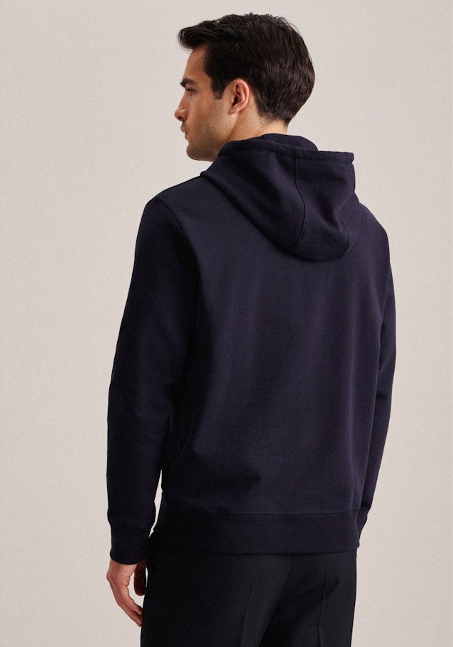 Hood Sweater in Dark Blue |  Seidensticker Onlineshop