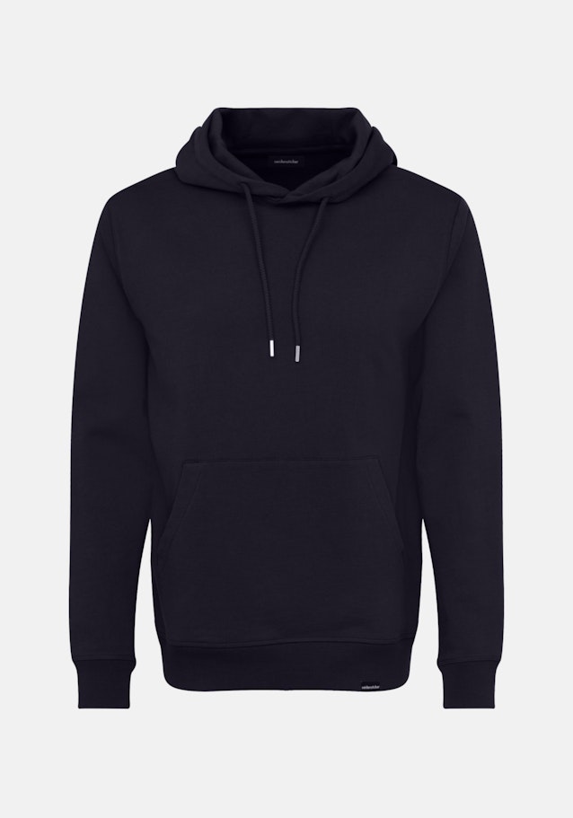 Gerader Schnitt (Normal-Fit) Sweater Uni in Dunkelblau | Seidensticker Onlineshop