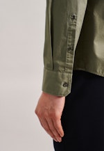 Regular Chemise décontractée Uni in Vert |  Seidensticker Onlineshop