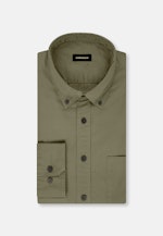 Regular Chemise décontractée Uni in Vert |  Seidensticker Onlineshop