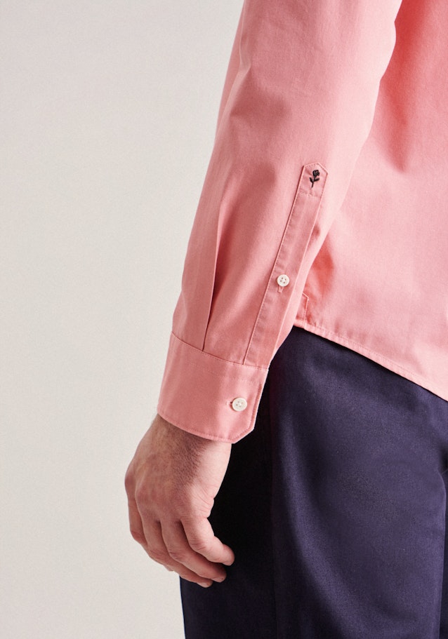 Casual Shirt in Regular with Button-Down-Collar in Pink |  Seidensticker Onlineshop