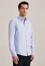 Casual Shirt in Regular with Button-Down-Collar in Light Blue |  Seidensticker Onlineshop